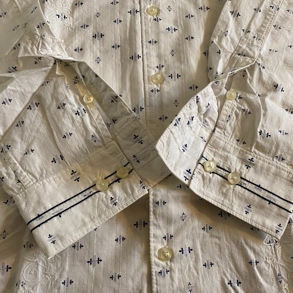 TOMMY BAHAMA Men's 100% Cotton Button Down Long-sleeved Shirt Size Medium - Picture 3 of 9